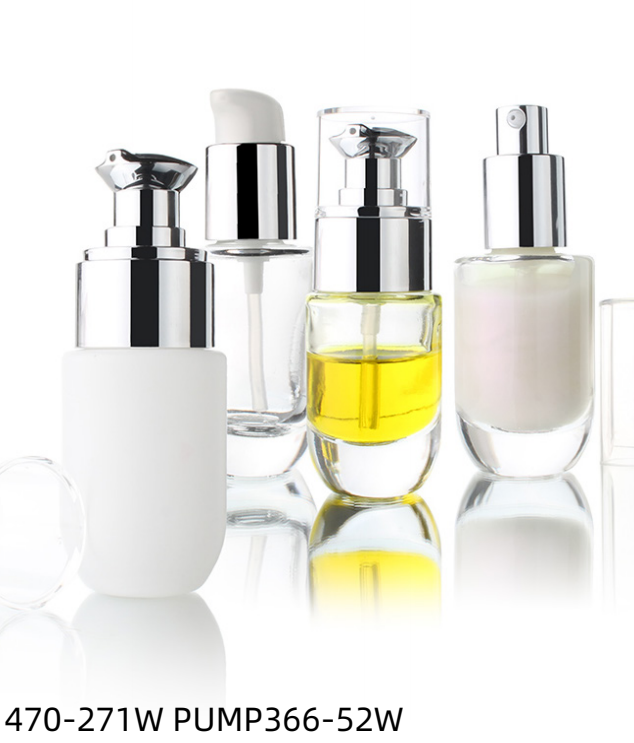 U-shaped Thick Base Glass Lotion Bottle & Spray Bottle